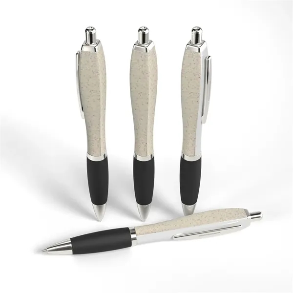 Squared Basset Wheat Straw Performance Pen™ (Recycled) - Squared Basset Wheat Straw Performance Pen™ (Recycled) - Image 1 of 2