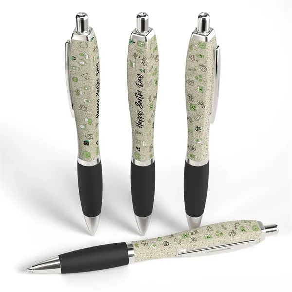 Squared Basset Wheat Straw Performance Pen™ (Recycled) - Squared Basset Wheat Straw Performance Pen™ (Recycled) - Image 2 of 2