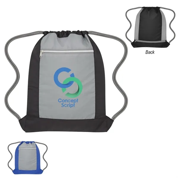 Flip Side Drawstring Sports Bag - Flip Side Drawstring Sports Bag - Image 16 of 16