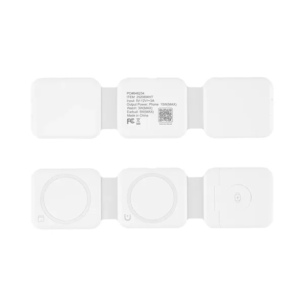 Tri-Fold Wireless Multi-Charger - Tri-Fold Wireless Multi-Charger - Image 3 of 6