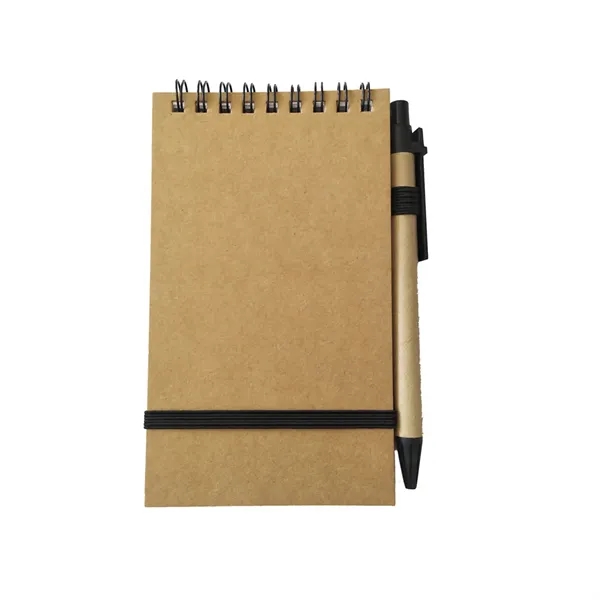 Mini Pocket Size Spiral Notebook With Blank Page And Pen - Mini Pocket Size Spiral Notebook With Blank Page And Pen - Image 1 of 4