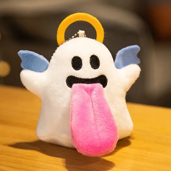 Plush Keychain Charm With Embroidery - Plush Keychain Charm With Embroidery - Image 3 of 5