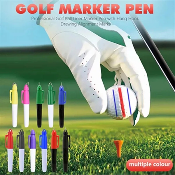 Portable Multifunctional Golf Ball Liner Marker Pen - Portable Multifunctional Golf Ball Liner Marker Pen - Image 3 of 4