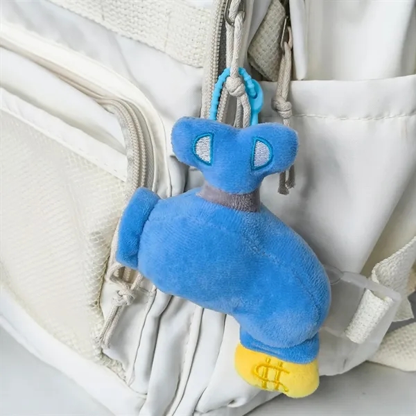 Plush Keychain Charm With Embroidery - Plush Keychain Charm With Embroidery - Image 1 of 4