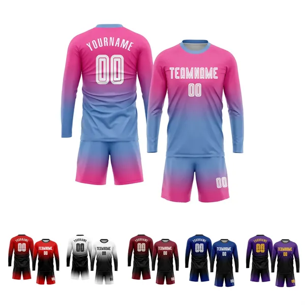 Long-sleeve Soccer Uniform Set - Long-sleeve Soccer Uniform Set - Image 0 of 2