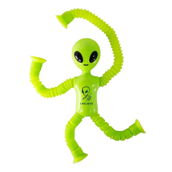Green Alien Bendy Man