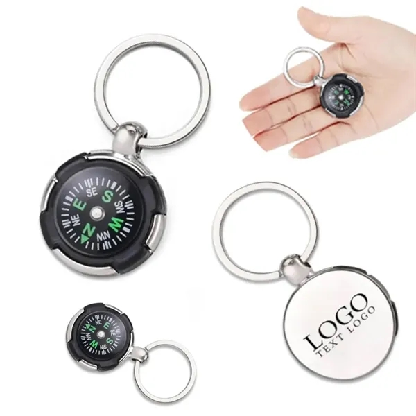 Promo Mini Compass Keychain - Promo Mini Compass Keychain - Image 6 of 6