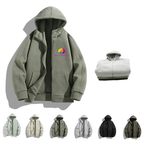 Essential Zip Front Hoodie