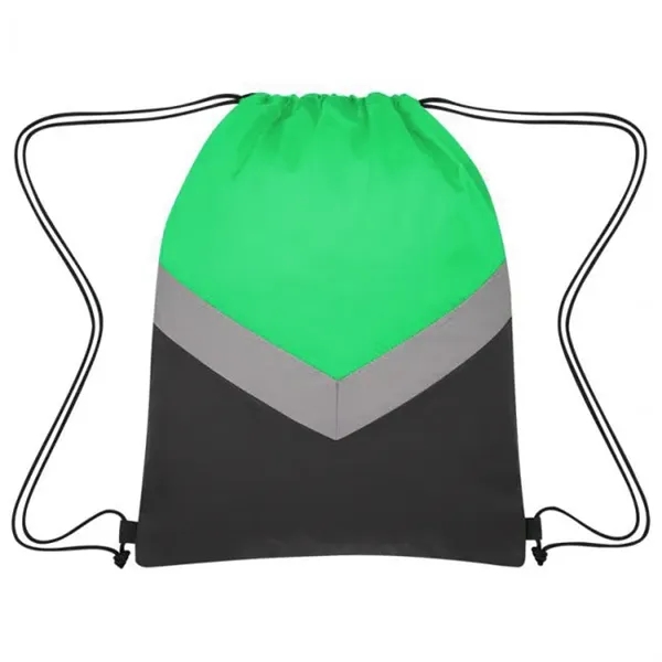Reflective Stripe Drawstring Sports Pack - Reflective Stripe Drawstring Sports Pack - Image 5 of 6