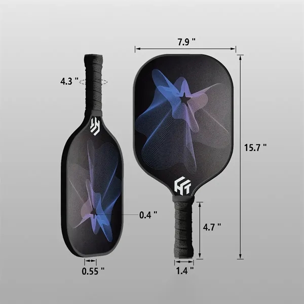 Carbon Fiber Pickleball Paddle Set - Carbon Fiber Pickleball Paddle Set - Image 2 of 5