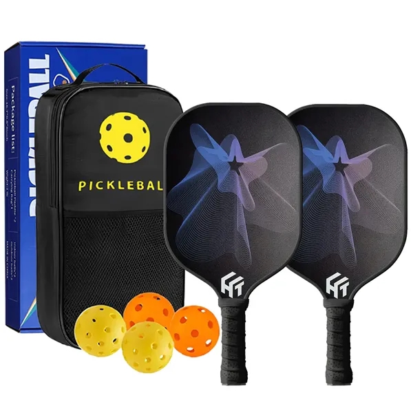 Carbon Fiber Pickleball Paddle Set - Carbon Fiber Pickleball Paddle Set - Image 3 of 5