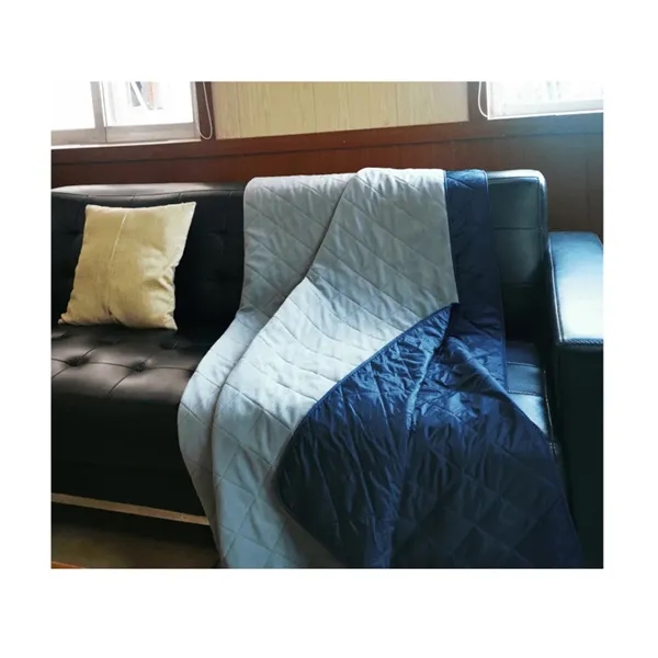 Waterproof Camping Fleece Blanket with Hoodie - Waterproof Camping Fleece Blanket with Hoodie - Image 3 of 5