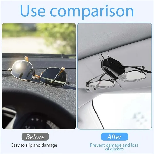 Ticket Card Clip Sunglasses Holders for Car Sun Visor - Ticket Card Clip Sunglasses Holders for Car Sun Visor - Image 3 of 4