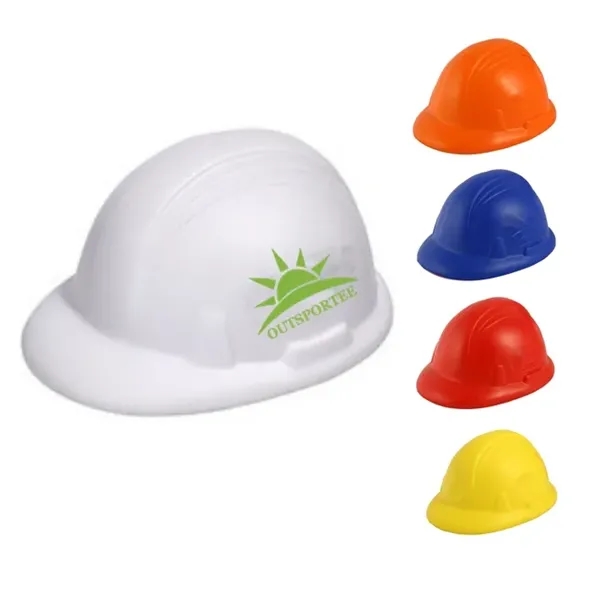PU Hard Hat Soft Foam Helmet Stress Ball Mini Squeeze Toy - PU Hard Hat Soft Foam Helmet Stress Ball Mini Squeeze Toy - Image 0 of 2