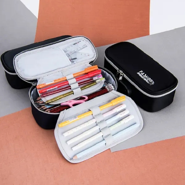 Large Zipper Pencil Case for Kids and Adults - Large Zipper Pencil Case for Kids and Adults - Image 1 of 2