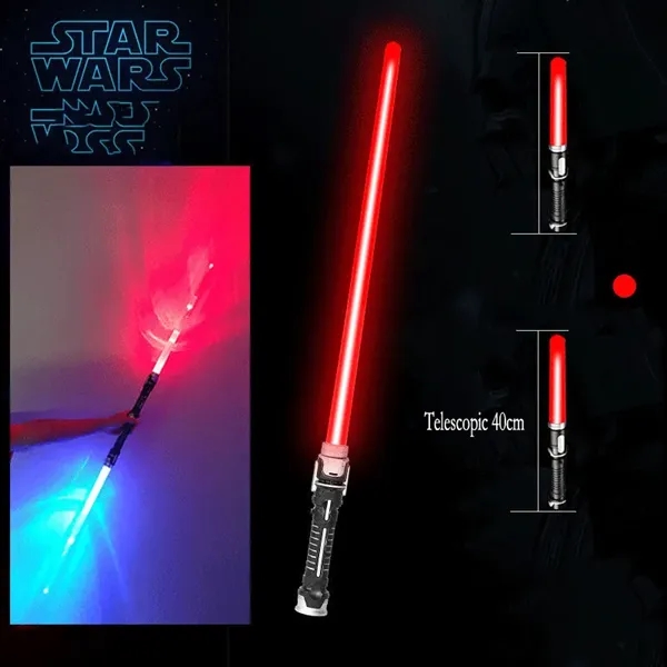 Led Flashing Star War Laser Sword Toy Light Up Saber - Led Flashing Star War Laser Sword Toy Light Up Saber - Image 1 of 3