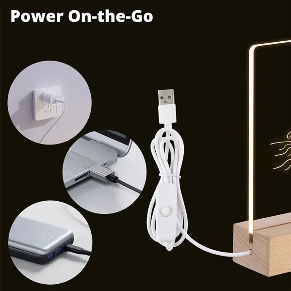 Acrylic Dry Erase Board With Light Up Stand - Acrylic Dry Erase Board With Light Up Stand - Image 5 of 5