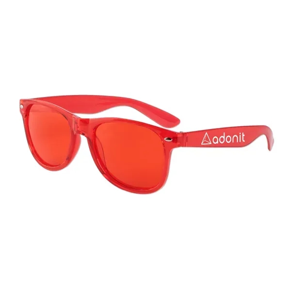 Translucent Sunglasses with Matching Lens - Translucent Sunglasses with Matching Lens - Image 1 of 5