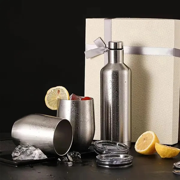 Double Wall Insulated Travel Mug Set - Double Wall Insulated Travel Mug Set - Image 8 of 9