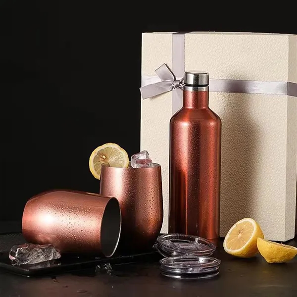 Double Wall Insulated Travel Mug Set - Double Wall Insulated Travel Mug Set - Image 9 of 9