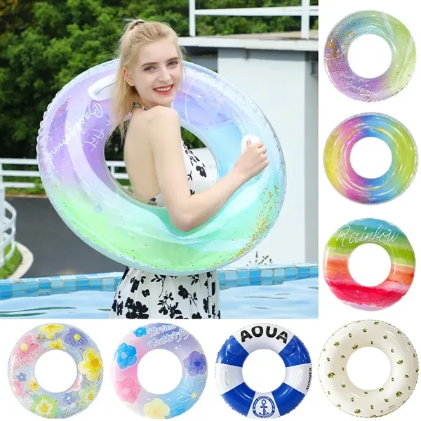 Inflatable Swim Ring Tubes Pool Floats - Inflatable Swim Ring Tubes Pool Floats - Image 1 of 5