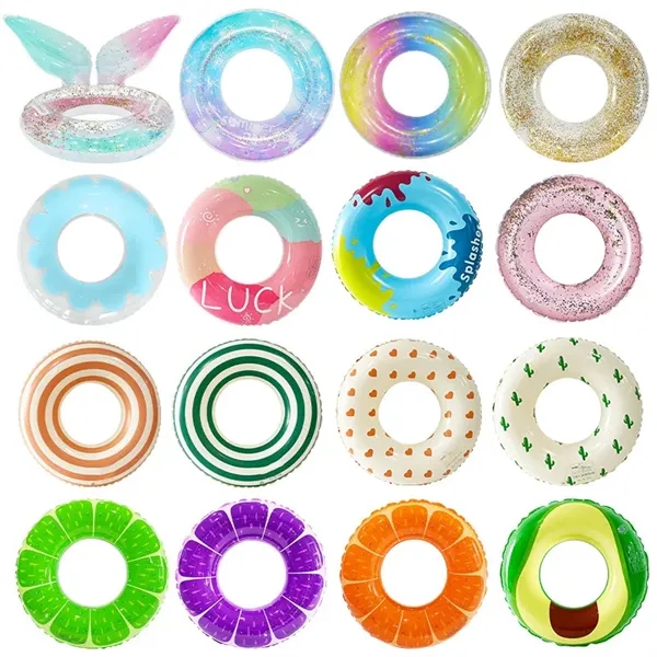 Inflatable Swim Ring Tubes Pool Floats - Inflatable Swim Ring Tubes Pool Floats - Image 2 of 5