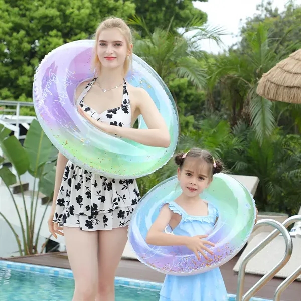Inflatable Swim Ring Tubes Pool Floats - Inflatable Swim Ring Tubes Pool Floats - Image 3 of 5
