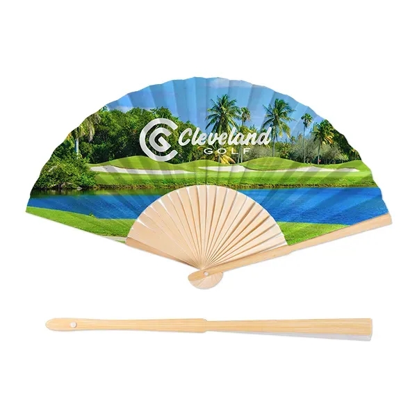 Bamboo Foldout Fan - Bamboo Foldout Fan - Image 0 of 0