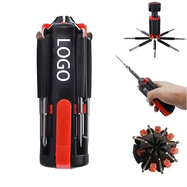 8-In-1 Multifunctional Screwdriver - 8-In-1 Multifunctional Screwdriver - Image 0 of 5