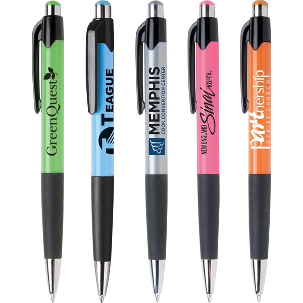 Mardi Gras™ Night Ballpoint Click Action Pen - Mardi Gras™ Night Ballpoint Click Action Pen - Image 12 of 12