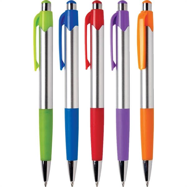 Mardi Gras™ Chrome Ballpoint Pen - Mardi Gras™ Chrome Ballpoint Pen - Image 11 of 12
