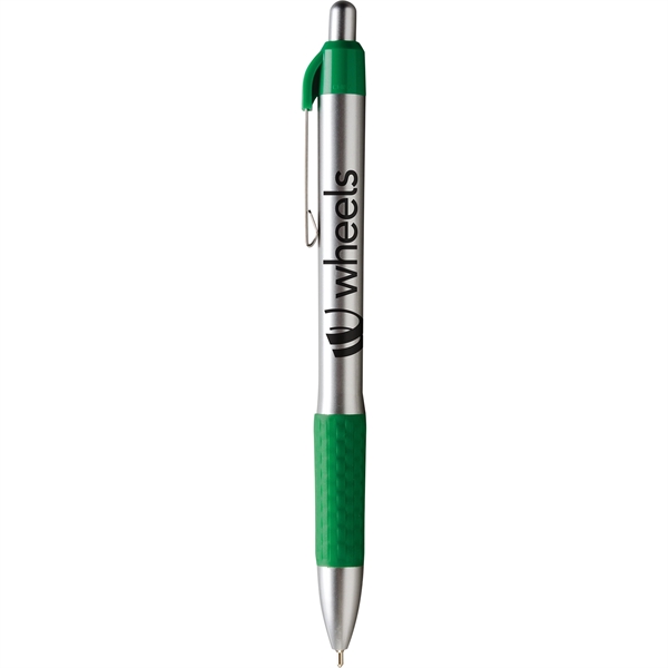 Hub Pens Green Maxglide Click Chrome Pen
