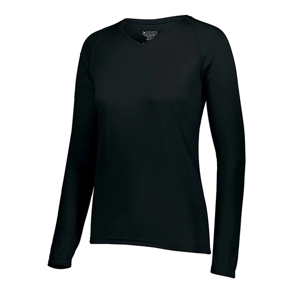 Augusta Sportswear Women's Attain Wicking Long Sleeve V-N...