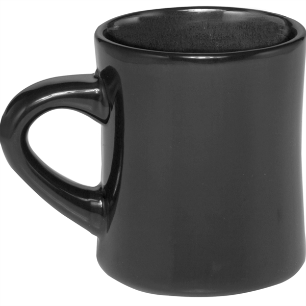 12 oz. Thick Grip Glossy Ceramic Diner Mugs - 12 oz. Thick Grip Glossy Ceramic Diner Mugs - Image 3 of 10
