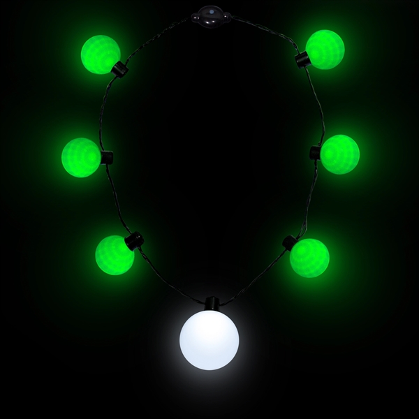 LED Medallion Ball Necklace - Variety of Colors Available - LED Medallion Ball Necklace - Variety of Colors Available - Image 1 of 12