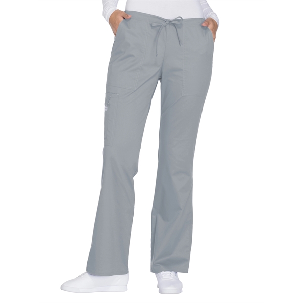 Cherokee - Workwear Core Stretch - Mid Rise Drawstring Ca... - Cherokee - Workwear Core Stretch - Mid Rise Drawstring Ca... - Image 3 of 9