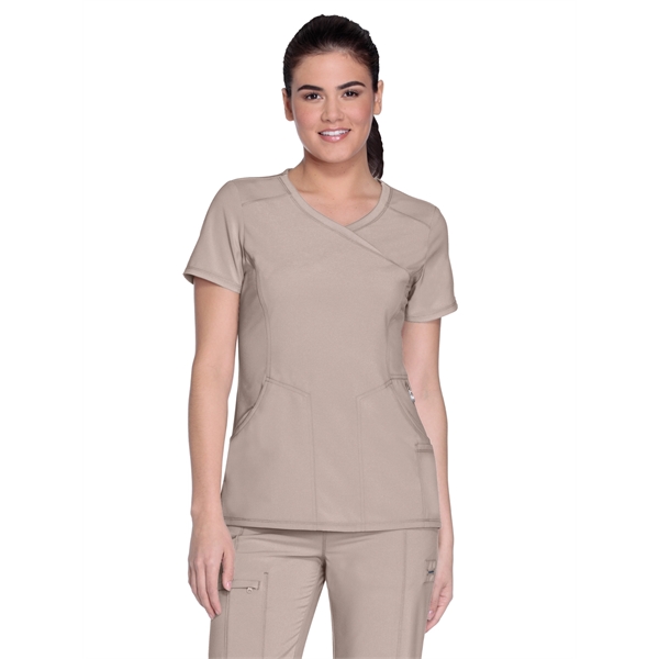 Cherokee - Infinity - 4 Pocket Mock Wrap Top - Cherokee - Infinity - 4 Pocket Mock Wrap Top - Image 10 of 19