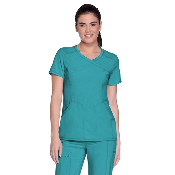 Cherokee - Infinity - 4 Pocket Mock Wrap Top - Cherokee - Infinity - 4 Pocket Mock Wrap Top - Image 16 of 19