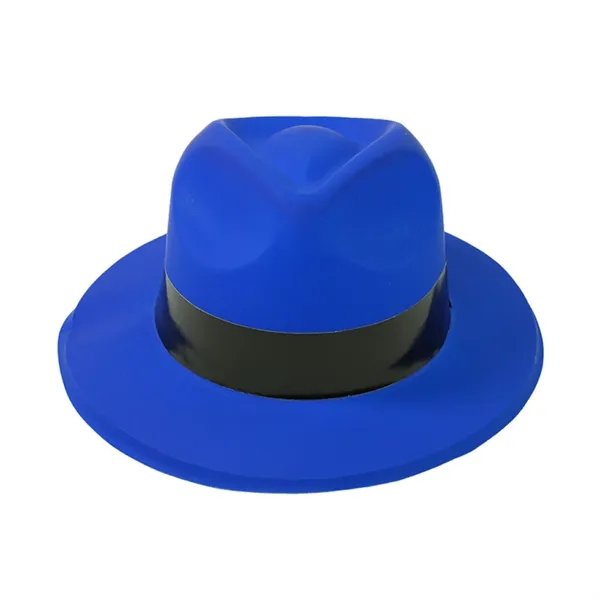 Neon Soft Plastic Fedora Hat for Party - Neon Soft Plastic Fedora Hat for Party - Image 6 of 6