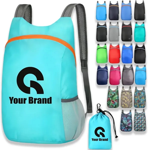 Lightweight Packable Water-Resistant Outdoor Backpack - Lightweight Packable Water-Resistant Outdoor Backpack - Image 0 of 4