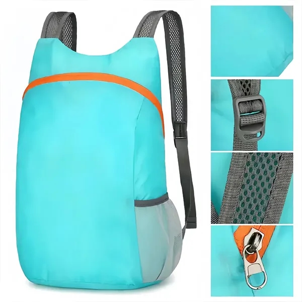 Lightweight Packable Water-Resistant Outdoor Backpack - Lightweight Packable Water-Resistant Outdoor Backpack - Image 3 of 4