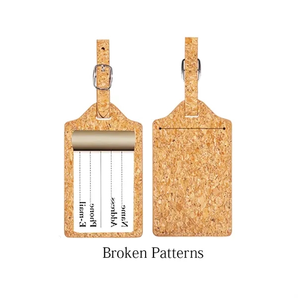 Natural Cork Luggage Tag - Natural Cork Luggage Tag - Image 3 of 7