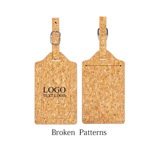 Natural Cork Luggage Tag - Natural Cork Luggage Tag - Image 2 of 7