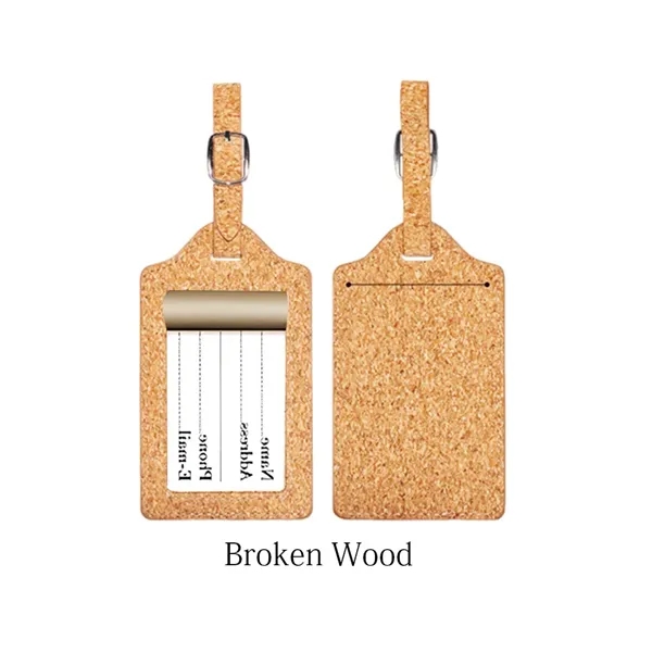 Natural Cork Luggage Tag - Natural Cork Luggage Tag - Image 5 of 7