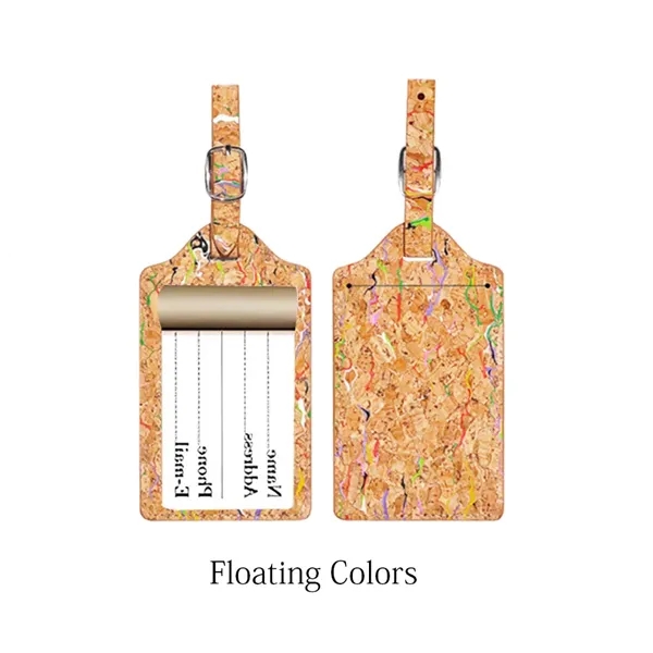 Natural Cork Luggage Tag - Natural Cork Luggage Tag - Image 1 of 7