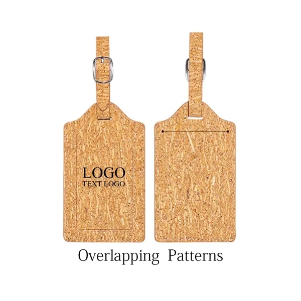 Natural Cork Luggage Tag - Natural Cork Luggage Tag - Image 6 of 7