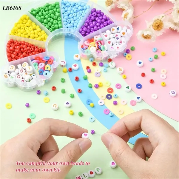 Clay Beads for Friendship Bracelet Kit DIY Art Craft Set - Clay Beads for Friendship Bracelet Kit DIY Art Craft Set - Image 4 of 5