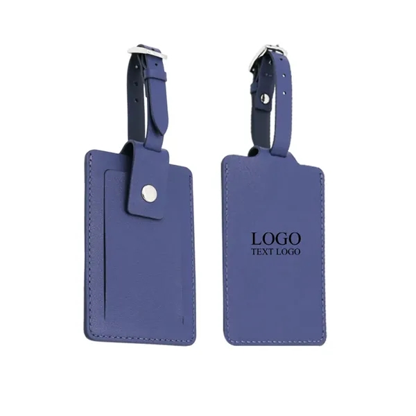 Premium Genuine Leather Luggage Tag - Premium Genuine Leather Luggage Tag - Image 7 of 7