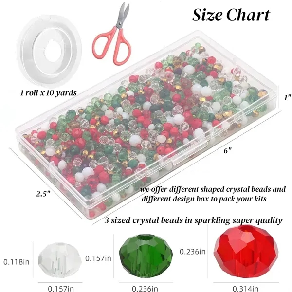 Crystal Beads Making Set for Christmas Jewelry Craft Kits - Crystal Beads Making Set for Christmas Jewelry Craft Kits - Image 3 of 4