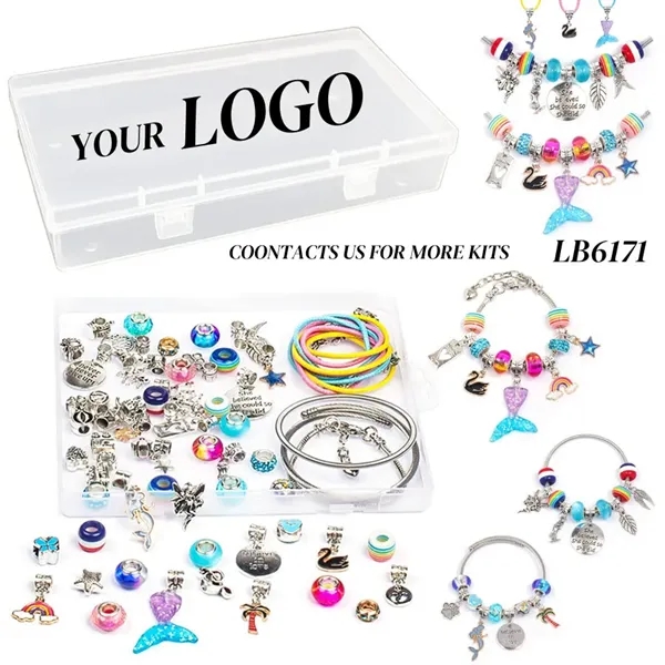 Charm Bracelet Making Kit Friendship Jewelry Set for Girls - Charm Bracelet Making Kit Friendship Jewelry Set for Girls - Image 0 of 6